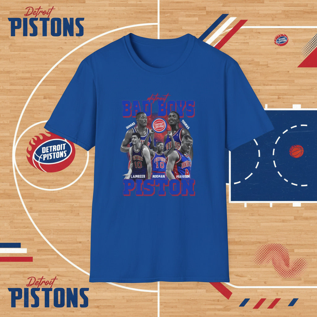 Blue t-shirt with  graphic 